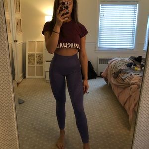 Purple vital leggings